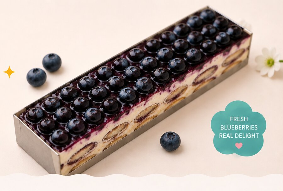 Blueberry Yogurt Tiramisu