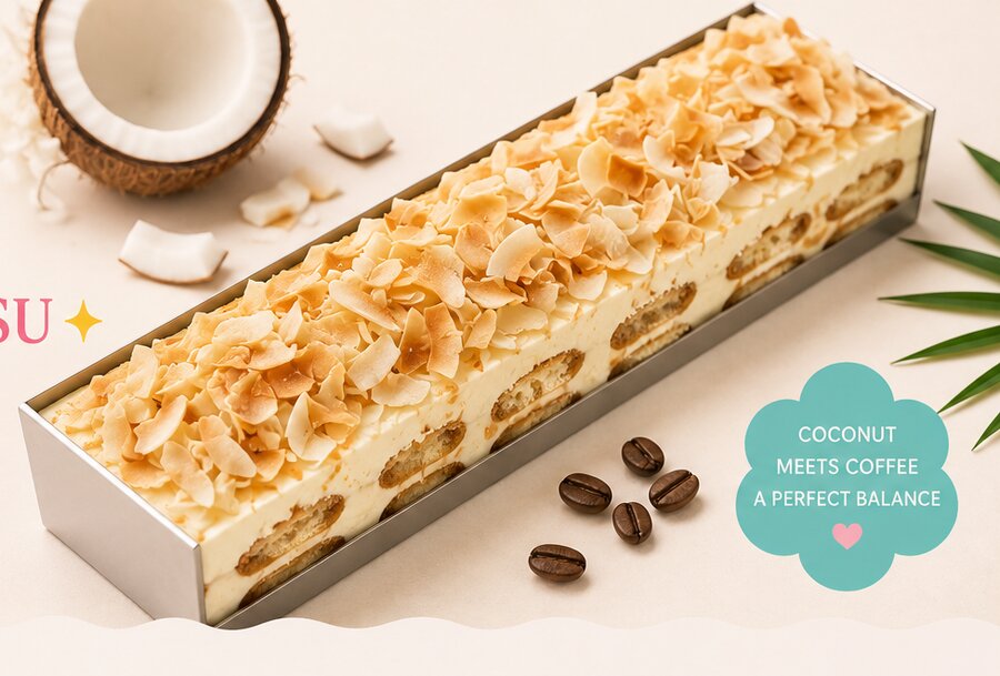 Coconut Latte Tiramisu
